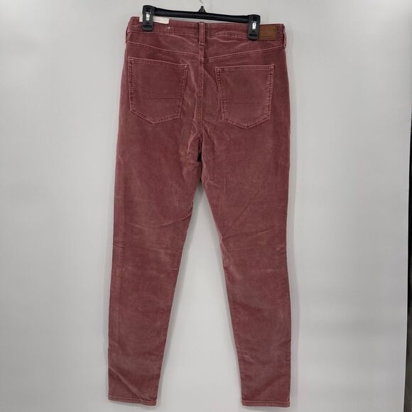 WOMENS American Eagle hi rise jegging stretch corduroy 12 long - Picture 3 of 8
